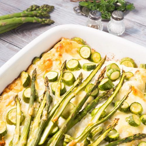 Courgette Pasta Bake_Zucchini and Asparagus