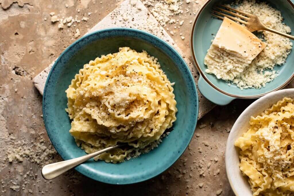 Easy Parmesan Pasta with Butter and Pepper