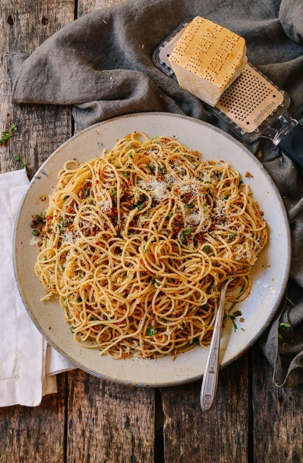 Spaghetti with Breadcrumbs and Anchovies
