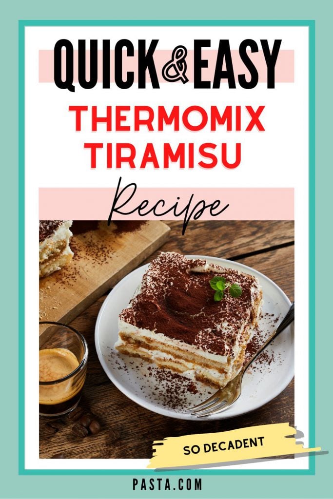 Tiramisu Thermomix Recipe