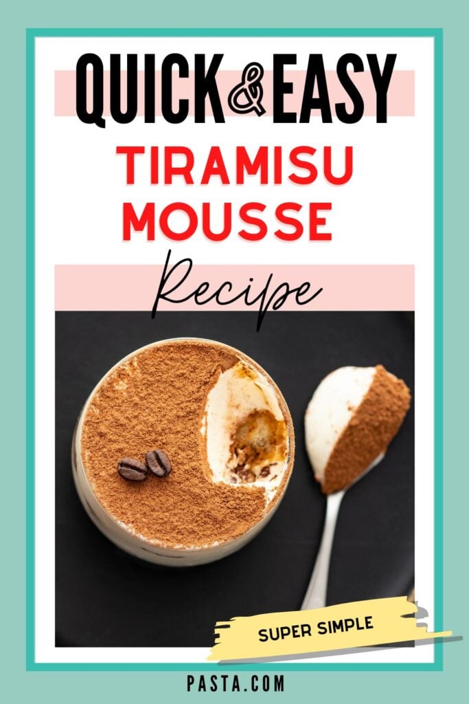 Tiramisu Mousse Recipe 