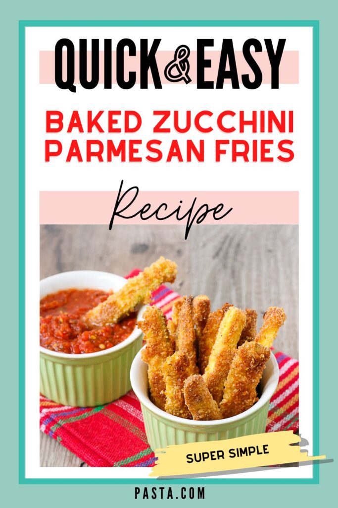 Baked Zucchini and Parmesan Fries Recipe