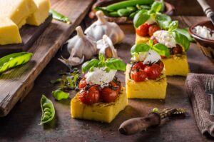 Grilled Polenta with Tomato