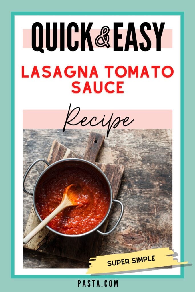 Lasagna Tomato Sauce