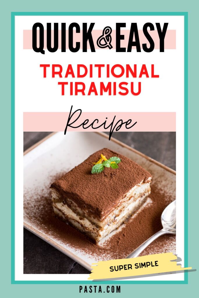 Traditional Tiramisu Recipe