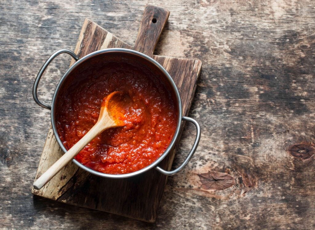 Spaghetti Sauce with Diced Tomatoes