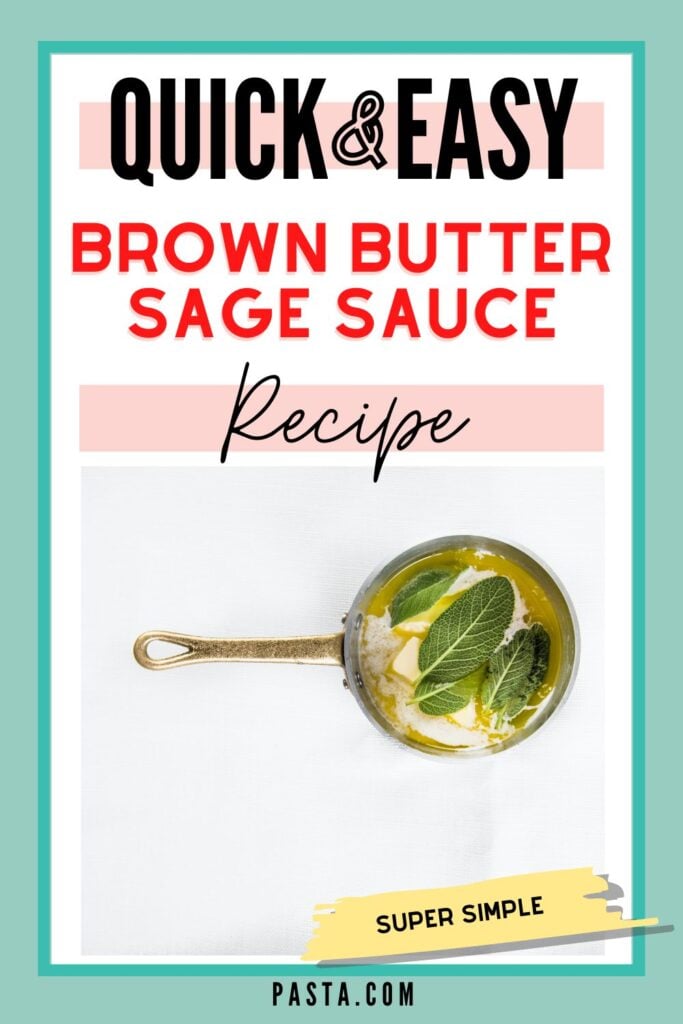 Brown Butter Sage Sauce Recipe