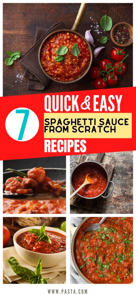 Spaghetti Sauce from Scratch Recipes