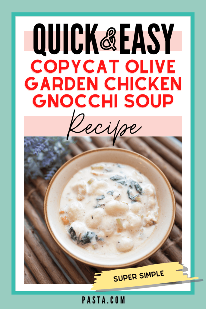 Copycat Olive Garden Chicken Gnocchi Soup Recipe