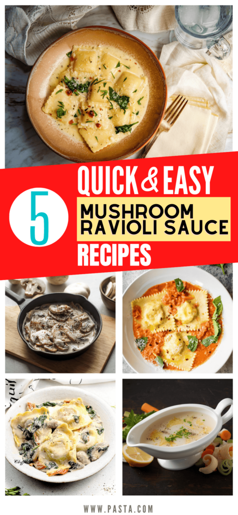 Mushroom Ravioli Sauce Recipes
