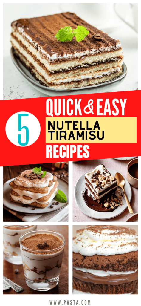 Nutella Tiramisu Recipes