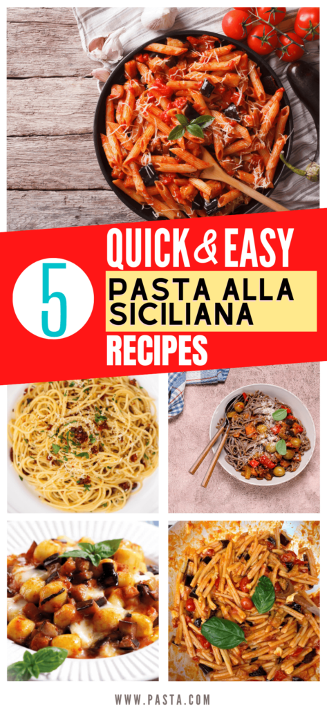 Pasta Alla Siciliana Recipes