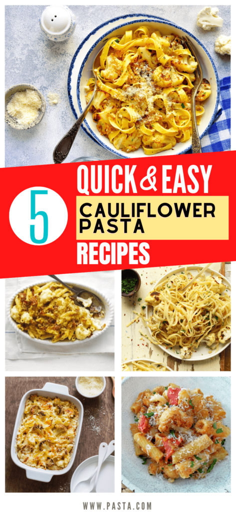 Roasted Cauliflower Pasta Recipes