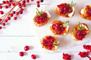 Cranberry Holiday Crostini