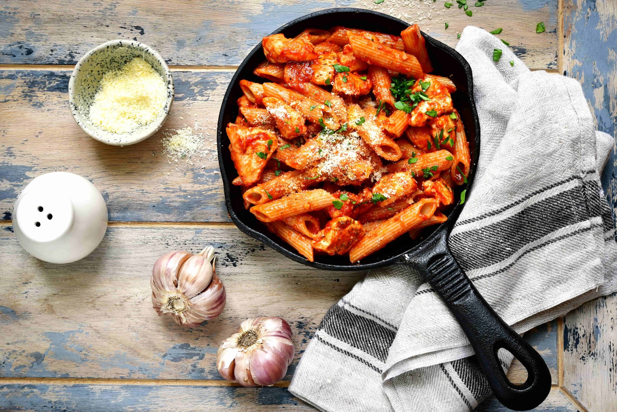 Chicken Penne Pasta with Tomato Sauce
