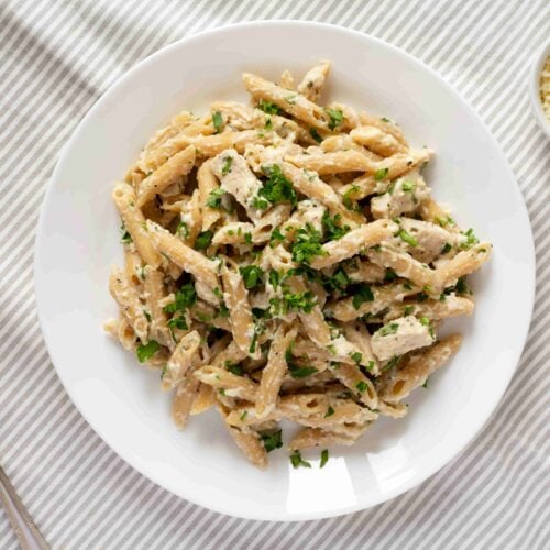 Chicken Penne Pasta with Whole Wheat Noodles
