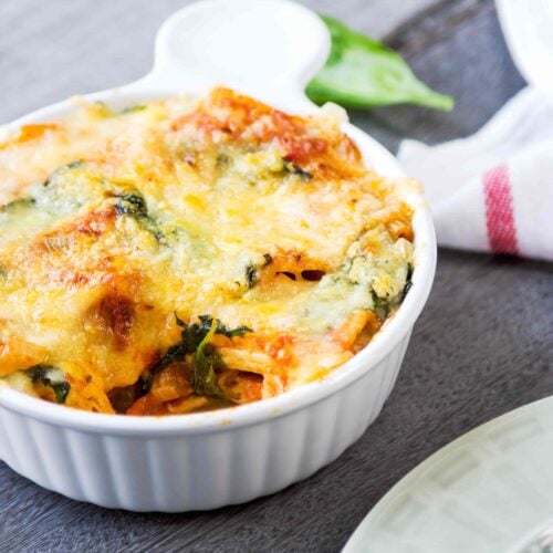 Vegetarian Baked Rigatoni